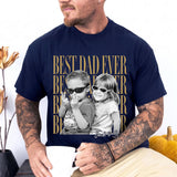 Custom Dad Vintage Photo Shirt: Personalized Fathers Day Shirt With Kids Photo, Funny Dad Shirt, Best Dad Ever Shirt, New Dad Gift