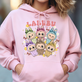 Kawaii Labubu Inspired Shirts - Gift For Labubu Fans - Harajuku Style Animal Shirts