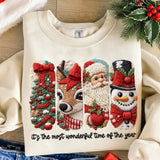 Realistic Yarn Christmas Holiday Sweatshirts Hoodies Shirts
