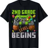 Customizable Text Back To School Shirt, First Day Of School Shirt, Game Shirt for Kindergarten, 1st Grade and 2nd Grade