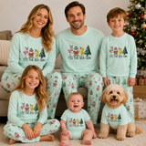 Matching Family Christmas Pajamas Tis The Sea Sun, Custom Family Vacation PJs