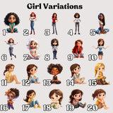Personalized Girl and Dog Mug with over 80 Design Choices - Customizable Gift for Dog Lovers, Pet Owner Mug