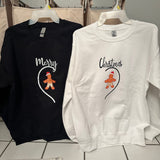 Christmas Couple Merry Christmas Sweatshirt, Christmas Couple Matching, Funny Christmas Couples Sweater, Holiday Couples Sweatshirt