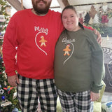 Christmas Couple Merry Christmas Sweatshirt, Christmas Couple Matching, Funny Christmas Couples Sweater, Holiday Couples Sweatshirt