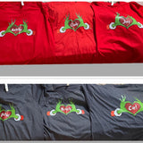 Custom Grinch Family Shirts, Grinchmas Matching Shirts, Grinch Christmas Daddy Mommy Baby Shirts,Personalize Grinch Heart Family 2024 Shirts