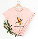 Winnie The Pooh Pregnancy Shirt, Daddy to Bee Shirt, Mommy to Bee Shirt, Disney Pooh Mommy Tee, Disneyworld Pregnancy Shirt