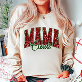 Glitter Mama Claus Christmas Shirt Sweatshirt