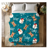 Personalized Name Christmas Gift for Kids and Babies, Holiday Throw for Cozy Nights