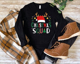 Christmas Squad Family Matching Shirt - Personalized Family Christmas Group Shirt - Unisex Christmas Family Shirt