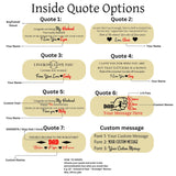 Personalized Leather Belt with Engraved Custom Message and Initial - Funny Anniversary Gift for Husband from Wife - Father’s Day Gift for Daddy - Custom Romantic Valentine Gift for Boyfriend Fiancé