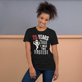 Years Ago I Was the Fastest - Funny Personalized Birthday Unisex Shirt - Unique Birthday Gift