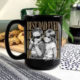 Custom Vintage Retro Photo Dad Mug, Father's Day Mug, Father's Day Gift from Kids, Childhood Photo Mug, Gift for Husband, Dad Coffee Mug