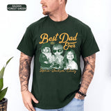 Custom Best Dad Ever Shirt with Kids Name and Photo: Retro Dad Shirt, Dad Est Shirt, New Dad Vintage Picture Tee, Fathers Day Gift from Kids