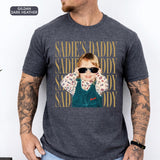 Custom Vintage Dad Photo Shirt, Childhood Photo Dad Shirt, Father's Day Gift from Kids, Father's Day Shirt, New Dad Gift