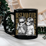 Custom Vintage Retro Photo Dad Mug, Father's Day Mug, Father's Day Gift from Kids, Childhood Photo Mug, Gift for Husband, Dad Coffee Mug