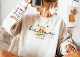 Custom Mothers Day Sweatshirt with Names, Winnie the Pooh Mothers Days Gift, Custom Mama Bear Shirt, Gift For Mother's Day