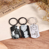 The Moment You Became My Daddy,Personalised Photo Keyring With New Born Baby Photo Gift,Gift for New Daddy Mommy,1st Father's Day Gift