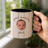 Personalized Baby Face Mug for Dad, New Dad, Custom Photo Mug, First Fathers Day Gift from Baby, Best Dad Gift