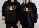 Custom Mothers Day Sweatshirt with Names, Winnie the Pooh Mothers Days Gift, Custom Mama Bear Shirt, Gift For Mother's Day