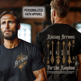 Raising Arrows Father's Day Gift, Christian Shirt for Dad, Gift for Husband, Apparel for Dad, Christian Gift for Dad, Birthday Gift for Him