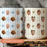 Personalized Photo Mug for Grandpa Papa Baby Face Coffee Cup Custom Baby Mug Gift for Daddy Grandpa Fathers Day Gift Pops Dada gift