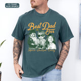 Custom Best Dad Ever Shirt with Kids Name and Photo: Retro Dad Shirt, Dad Est Shirt, New Dad Vintage Picture Tee, Fathers Day Gift from Kids
