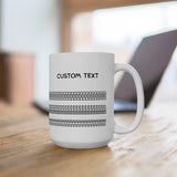 The Best Dad Hidden Message Coffee Mug - Customizable Mug with Text and Names- Funny Gift For Dad, Sarcastic Gift Mug, Gift Mug for the Best Dad