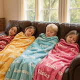 Personalized Name Blanket for Baby Kids Adults - Unique Gift for Birthday, Christmas