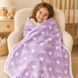 Personalized Name Blanket for Kids & Adults - High Quality Super Soft Blanket for Birthday Christmas Gift