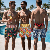 Funny Fake Underwear Beach Shorts, Custom Men's Swim Trunks, Birthday/Bachelor Party Gag Gift For Him