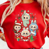 Kawaii Labu Inspired Sweatshirt - Christmas Gift For Labu Fans Harajuku Style Animal Sweatshirt Hoodies T-Shirts