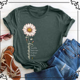 Custom Mama Shirt with Kids Names, Personalized Daisy Flower T-shirt, Mother's Day Gift