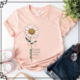 Custom Mama Shirt with Kids Names, Personalized Daisy Flower T-shirt, Mother's Day Gift