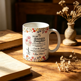 Customizable To My Daughter 3D Effect Coffee Mug, Gift For Daughter, Birthday and Mother's Day Gift