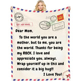 I love and appreciate mom always - Customizable Blanket for Mom - Unique Gifts for Mom