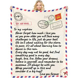 I'll always be with you - Customizable Love Reminder Blanket for Family - Unique Gifts for Daughter Son Granddaughter Grandson