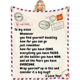Remember You are Awesome - Customizable Love Reminder Blanket for Family and Friends - Unique Gifts for Mom Dad Grandma Grandpa Daughter Son Granddaughter Grandson Bestie