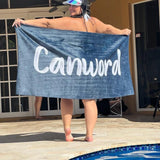 High Quality Personalized Name Beach Towel,Bath Towel, Pool Towel for Kids and Adults