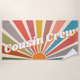 Personalized Towel with Any Text & Name for Beach, Swimming and Bath, Summer Vacation Gift, Beach Pool Party, Family Vacation, Cruise Gifts,Bachelorette Trip Towels