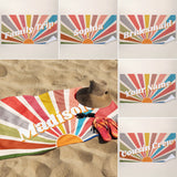 Personalized Towel with Any Text & Name for Beach, Swimming and Bath, Summer Vacation Gift, Beach Pool Party, Family Vacation, Cruise Gifts,Bachelorette Trip Towels