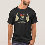 Personalized T-Shirt with Kids Names - Customizable Shirt for Father's Day, Birthday Gift for Dad Grandpa
