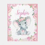 Custom Name Blanket - Personalized Baby Blankets for Girls Boys, Baby Blanket with Name, Ultra-Soft Cozy Fleece Blankets, Gifts for Boys & Girls Kids Teen Girl New Mom Baby Shower