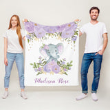 Custom Name Blanket - Personalized Baby Blankets for Girls Boys, Baby Blanket with Name, Ultra-Soft Cozy Fleece Blankets, Gifts for Boys & Girls Kids Teen Girl New Mom Baby Shower