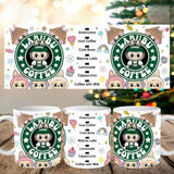Kawaii Labubu Inspired Coffee Mug - Gift For Labu Fans Harajuku Style Coffee Mug