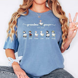 Mama Goose Shirt, Personalized Mama Shirt, Custom Kids Names Shirt, Mom Est Year Tee, Family Goose T-Shirt, Mother Gift