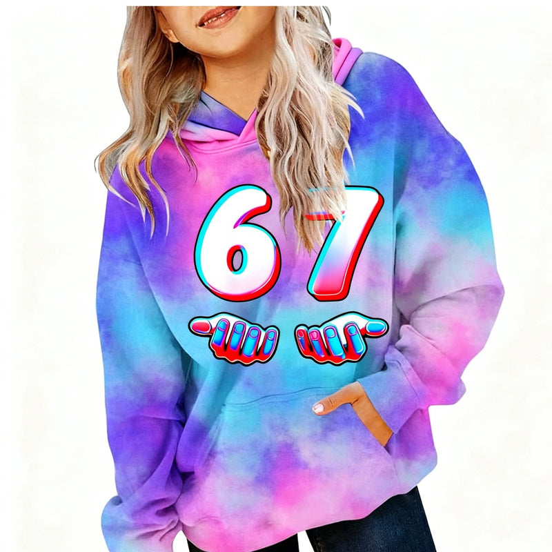 6 7 Six Seven Trendy Shirts Sweatshirts Hoodies for Kids and Adults