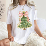 Unisex Christmas Tree Bow Shirt Sweatshirt