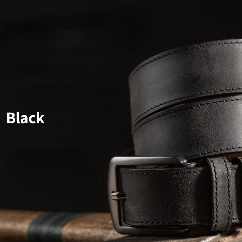 Personalized Leather Belt with Engraved Custom Message and Initial - Funny Anniversary Gift for Husband from Wife - Custom Romantic Valentine Gift for Boyfriend Fiancé - Birthday Father’s Day Gift for Daddy