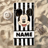 Custom Beach Towel for Kids and Adults, Custom Summer Beach Towel, Summer Gift for Beach Trip