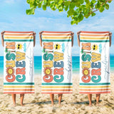 Personalized Cousin Crew Beach Towel with Name, Summer Beach Gift for Cousin, Custom Name Pool Towel, Matching Cousin Trip Gift, Family Vacation Gift